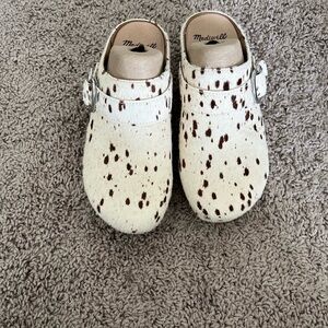 Madewell x Dansko Brynn Calf Hair Clog